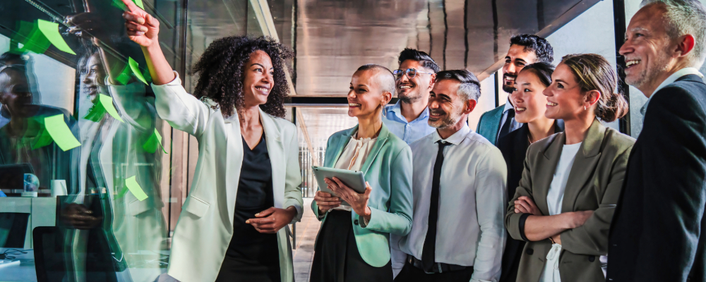 diverse group of business people